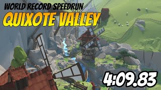 Quixote Valley  40983 World Record  VR Walkabout Mini Golf Speedrun [upl. by Desmond11]