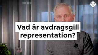 Avdragsgill representation – vad är det Tholin svarar [upl. by Harrod]