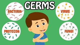 Germs for kids  What are Germs  How do germs spread  How do we see germs [upl. by Yendyc516]