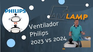 Ventilador de Techo Plegable Philips 2023 vs 2024 [upl. by Raffo]