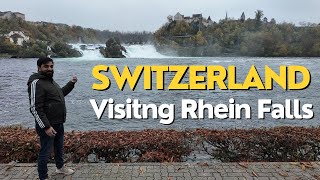 Visiting RheinFalls on our way to Zurich Switzerland [upl. by Leisam714]