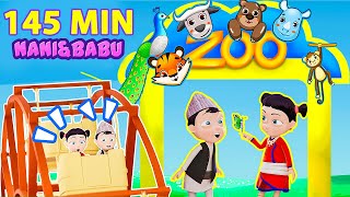 Zoo Song Tali Bajou Meow Meow Biralo  Nepali Rhymes for Kids  बाल गीत Baby Songs Collection [upl. by Hildagarde693]