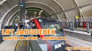 POV NAIK LRT JABODEBEK LINE BEKASI [upl. by Quiteri]