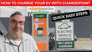 How To Use A ChargePoint Level 3 Rapid Charger for EV [upl. by Katina596]