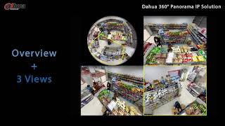 Fisheye 360° Panoramic IP Solution Dahua DHHACEW2501N0140B [upl. by Bernita]