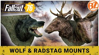 Fallout 76 How to get the Radstag amp Wolf Mount Lying Low  The Lowe Down FULL GUIDE [upl. by Pliam]