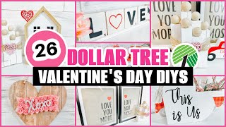 Dollar Tree VALENTINES DAY DIYS 2023 💕│ CLEVER hacks amp gifts YOULL Love [upl. by Parris8]