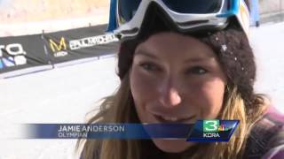 Slopestyle snowboarding Olympic qualifiers at Mammoth Mountain [upl. by Franciskus]