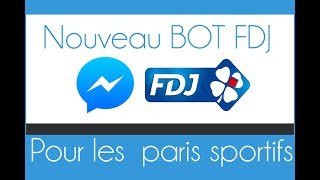 Faire des paris sportifs depuis Messenger  Bot Parions Sport FDJ [upl. by Yendis799]