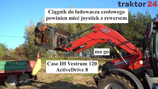 Ciągnik do ładowacza powinien mieć joystick z rewersem jak Case IH Vestrum caseihagriculture [upl. by Atelahs]