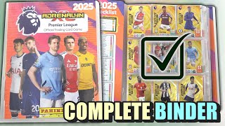 COMPLETE BINDER Adrenalyn XL 20242025 Premier League Full Binder Update  All Golden Ballers [upl. by Ariam]