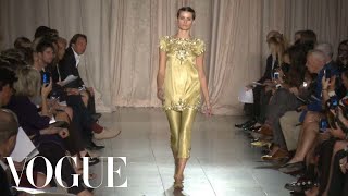 Marchesa Ready to Wear Spring 2013 Vogue Fashion Week Runway Show [upl. by Jordain954]