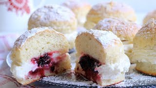 HOW TO MAKE DELICIOUS CREAM BUNS  SEMLA LASKIAISPULLA FROM SCRATCH RECIPE  INTHEKITCHENWITHELISA [upl. by Lagasse]