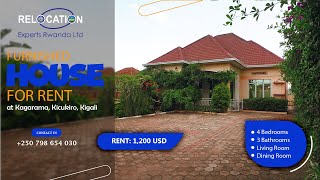 RENTED Fully Furnished House for rent at Kagarama Kicukiro Kigali [upl. by Adni]