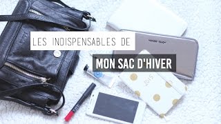 Les indispensables de mon sac dhiver  camillegrandxo [upl. by Annatsirhc]