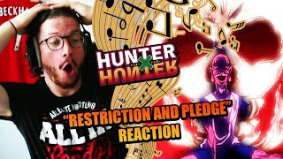 First Time Hearing quotRESTRICTION AND PLEDGEquot  Hunter X Hunter OST REACTION [upl. by Orford]