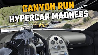 ONBOARD Hypercars Take On the LA Canyons  Assetto Corsa [upl. by Niwre]