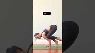 Mastering Crow Pose 🌟 [upl. by Georgeanna]