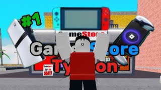 Game Store Tycoon Roblox Prt1 MXGameroblox game robloxupdate GameStoreGameStoreTycoonPrt1 [upl. by Anivahs877]