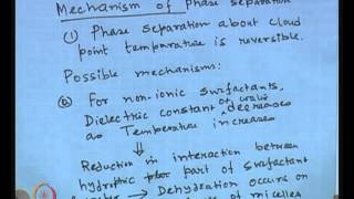 Mod01 Lec29 Surfactant Based Separation Processes [upl. by Kaltman519]