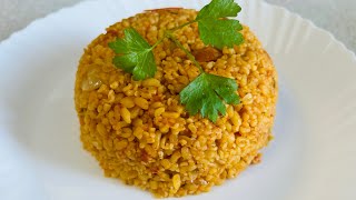 Traditional turkis Bulgur rice recipeটার্কিশ বুলগার রেসেপি Bulgur pilavBulgur pilaf recipe [upl. by Ynos]