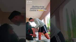 FLINCHING AT GIRLFRIEND PRANK TIKTOK EDITION [upl. by Nileak]