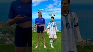 My Height vs Famous Footballers 🙈📏 [upl. by Edgell]