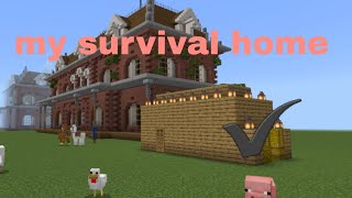 survival home or ceryatif minecraft [upl. by Niatsirk]