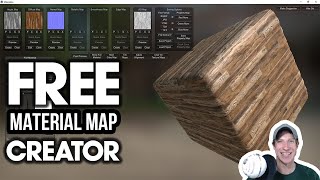 FREE TOOL For Creating PBR Material Maps from Photos  Materialize [upl. by Hansel]