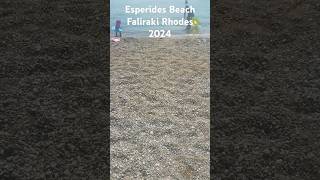 Esperides Beach Faliraki Rhodes Greece 2024 [upl. by Jermayne725]