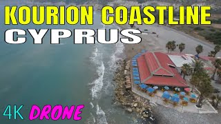 Kourion Coastline Limassol Cyprus Cyprus in April Kourion History 4K Drone [upl. by Timotheus]