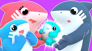 Welcome Home Baby Shark  Parents Love Song  Mommy is Pregnant  Kids songs amp Nursery Rhymes [upl. by Eelirrem]