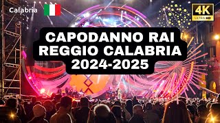 Capodanno Rai  REGGIO CALABRIA 20242025 [upl. by Nashoma437]