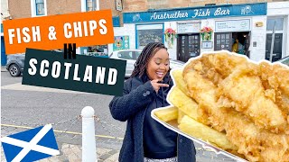 I drove over 300 miles for FISH amp CHIPS in Scotland  Anstruther Fish Bar [upl. by Abra]