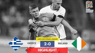 Greece 20 Ireland Bakasetas and Mantalos Secure Nations League Win [upl. by Anbul]