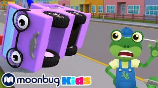 5 Little Fire Trucks  Cartoons amp Kids Songs  Moonbug Kids  Nursery Rhymes for Babies [upl. by Vevay817]