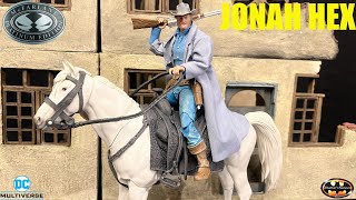 McFarlane DC Multiverse Jonah Hex Platinum With Horse General Action Figure Review amp Comparison [upl. by Norvan]