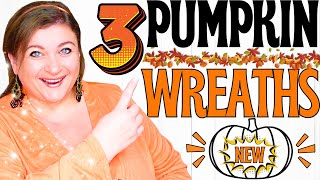 Can You Really Make a BEAUTIFUL Pumpkin Wreath in 30 Minutes [upl. by Cho]