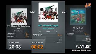 Forested Temple  Nobuo Uematsu FF7 Lead  E A D G B E Guitar Tab [upl. by Weider]