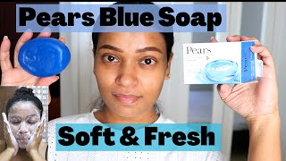 Pear Soap Review  Pear Blue Soap  Pears Soft and Fresh Soap [upl. by Lusar]