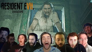 Resident Evil 7  Yayıncıların Marguerite Jumpscare Sahnesine Tepkileri [upl. by Zitella]