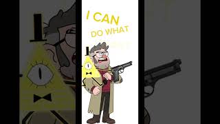 bill cipher has a gun gravityfalls edit memes shitpost crappost billcipher bookofbill billy [upl. by Giacopo889]