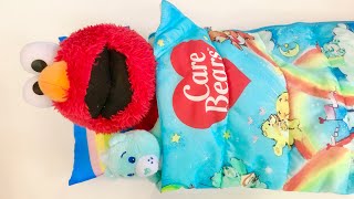 Elmo Bedtime Story Sleeping Routine LITTLE MISS Books SESAME STREET [upl. by Gnort852]