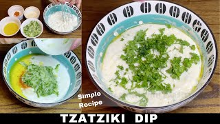 Tzatziki Recipe  How to make Tzatziki SauceDip [upl. by Elnora458]