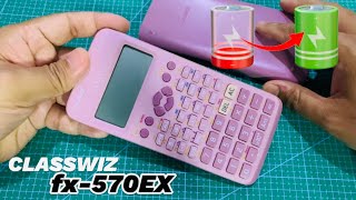 How to Change Battery for CASIO Scientific Calculator fx570EX Classwiz [upl. by Ednutabab365]