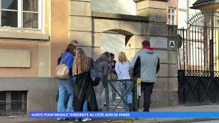 Alerte pour menace terroriste au lycée Jean de Pange [upl. by Cher]