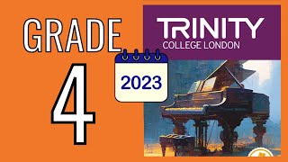 TRINITY Grade 4 Piano 2023  Piano Exam Pieces from 2023 [upl. by Nylauqcaj]