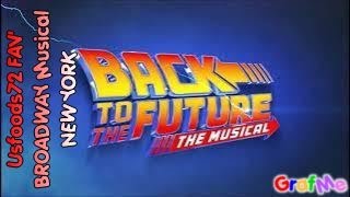 BACK TO THE FUTURE Broadway Musical NYC  Usfoods72 USA [upl. by Suedaht]