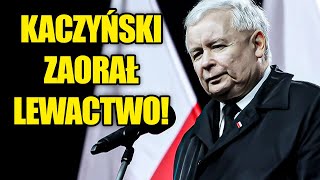 Jarosław Kaczyński ZBESZTAŁ i ZNISZCZYŁ lewackich prowokatorów [upl. by Pickford]