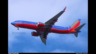 Canyon Blue Retro Boeing 737 MAX 8 En route to SMF [upl. by Wyndham]